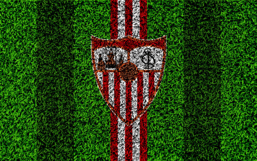Sevilla Fc Painted Logo Wallpaper