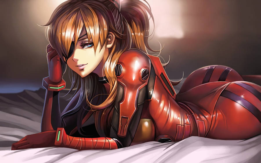 Sexy Anime Girl Asuka Wallpaper