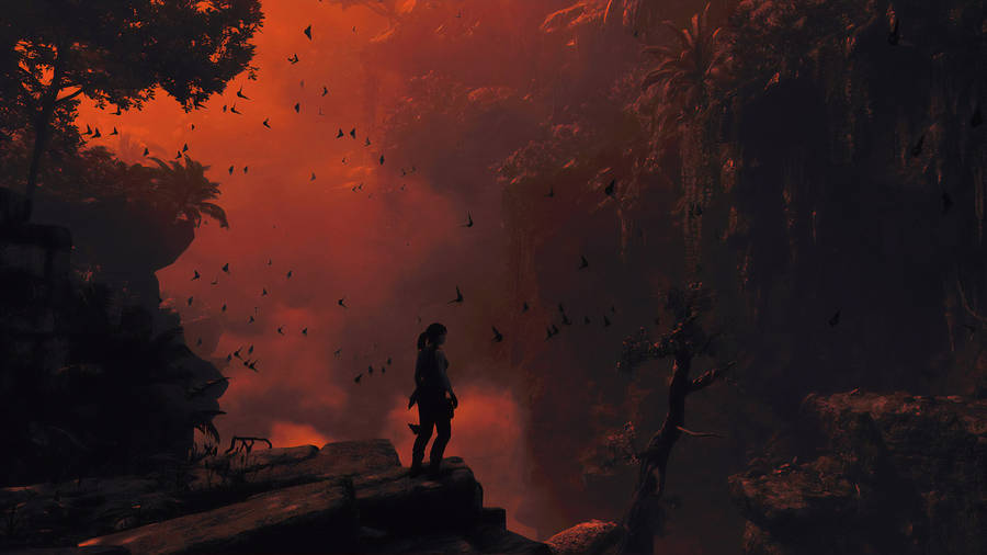 Shadow Of The Tomb Raider Red Jungle Wallpaper