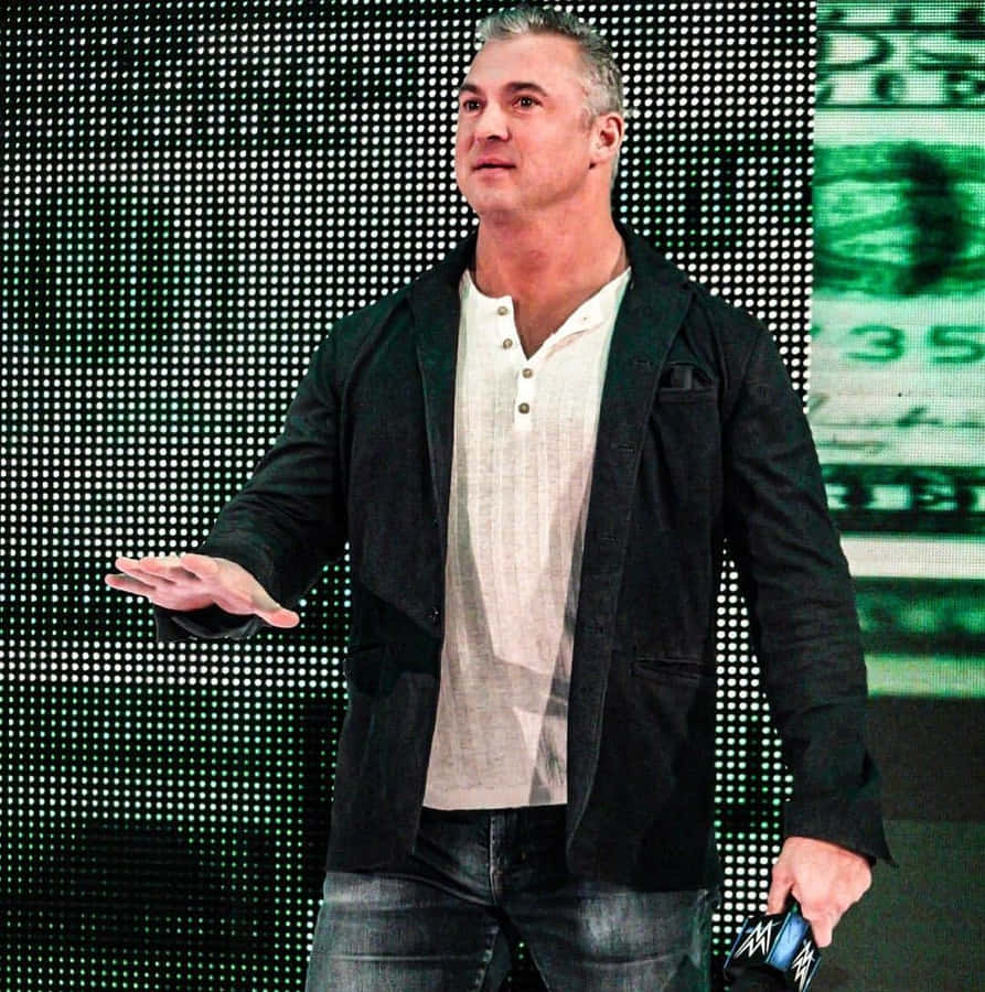 Shane Mcmahon Wrestler Wearing A Suit Wallpaper