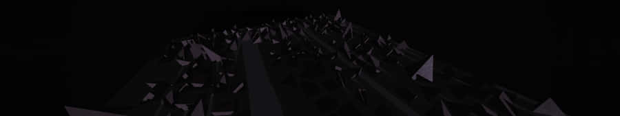 Shattering Glass Dark Triple Monitor Wallpaper