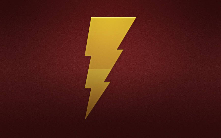 Shazam Thunderbolt Logo Wallpaper