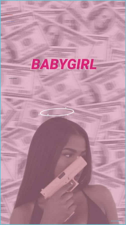 She's A Bad Girl With A Flair For The Pink Wallpaper