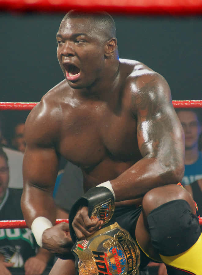 Shelton Benjamin Roh World Tag Team Champion Wallpaper