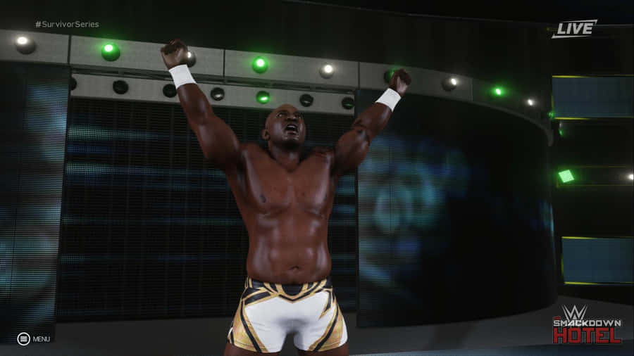Shelton Benjamin Smackdown Hotel Entrance Wallpaper