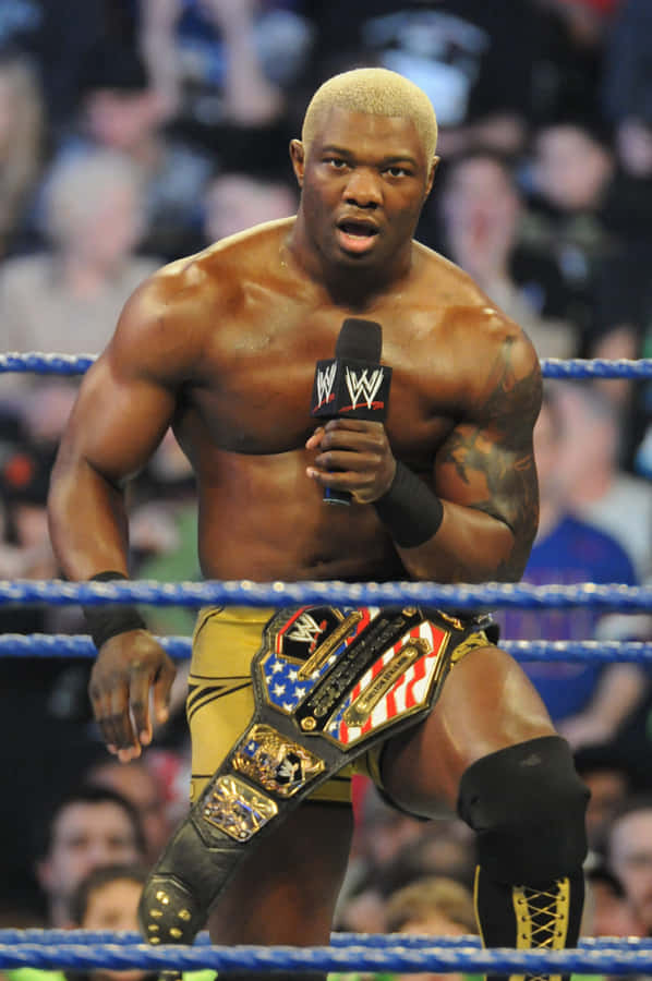 Shelton Benjamin Us Championship Address Wallpaper