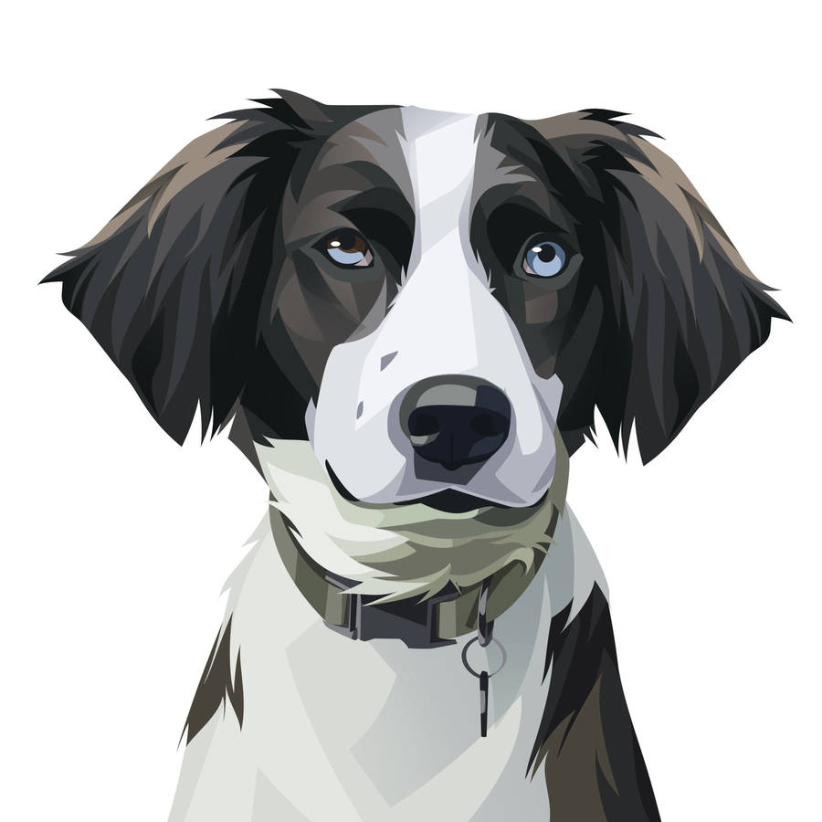 Shepherd Dog Art Wallpaper