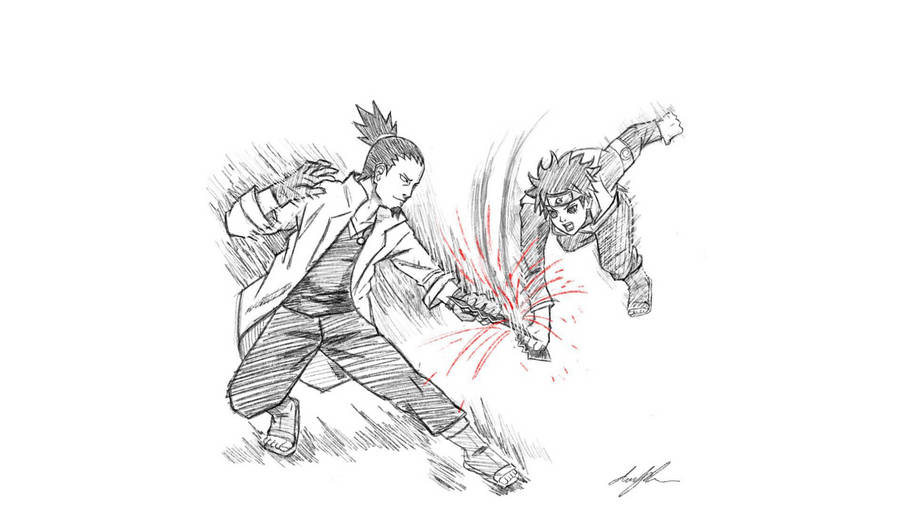 Shikamaru Nara - The Master Strategist Of Hidden Leaf Village Wallpaper