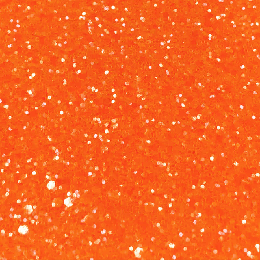 Shine Bright With Orange Glitter Wallpaper