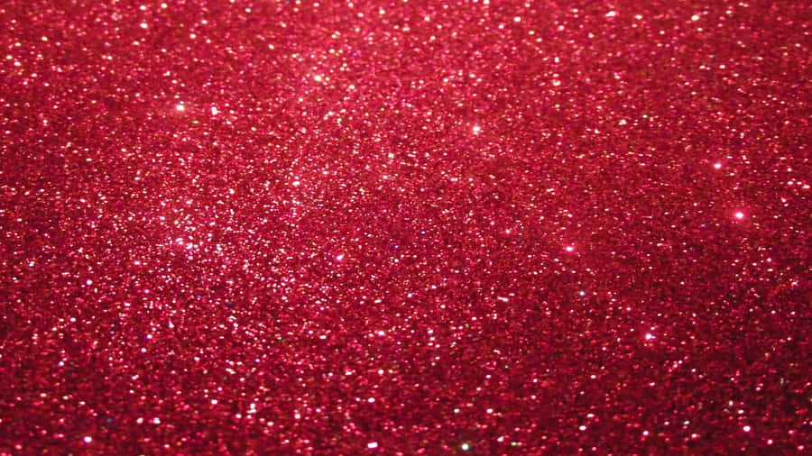 Shine In Style With Red Glitter Wallpaper