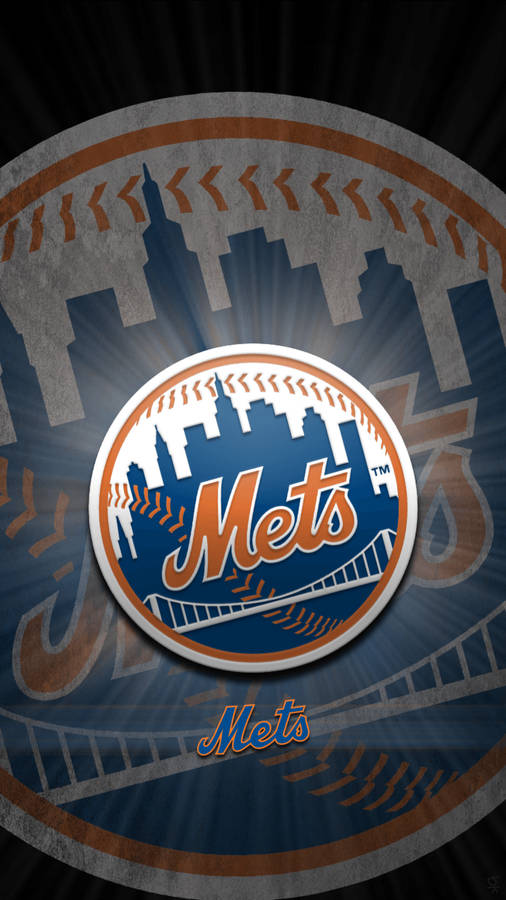Shining New York Mets Logo Wallpaper