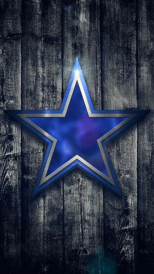 Shiny Star Logo Of Dallas Cowboys Iphone Wallpaper