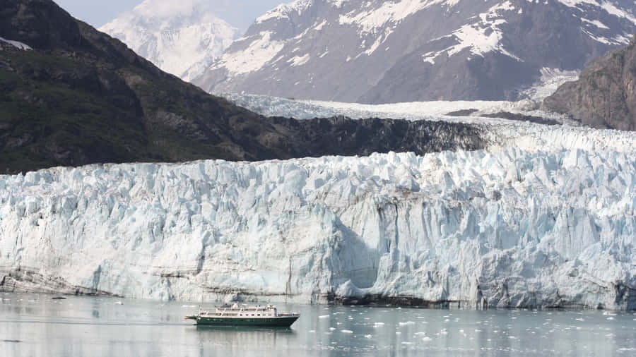 Ship On Glacier Bay National Park Wallpaper
