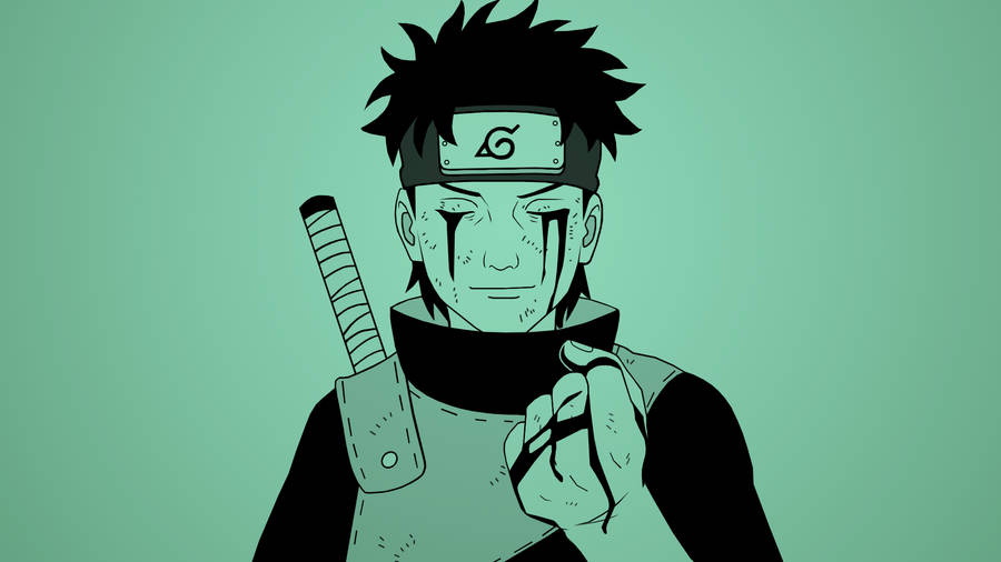 Shisui Uchiha Green Aesthetic Wallpaper