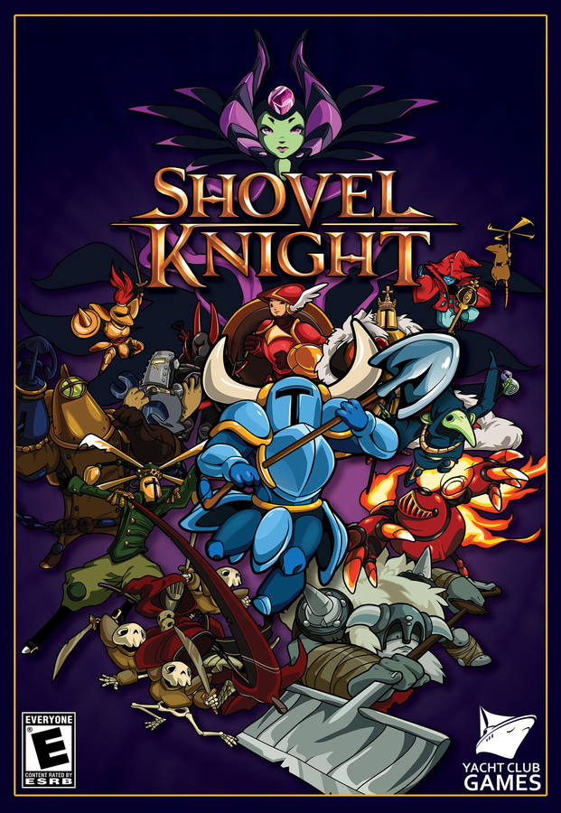 Shovel Knight Game Cover Art Wallpaper
