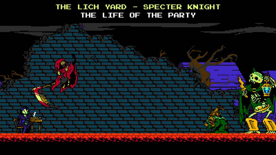 Shovel Knight The Lich Yard Wallpaper