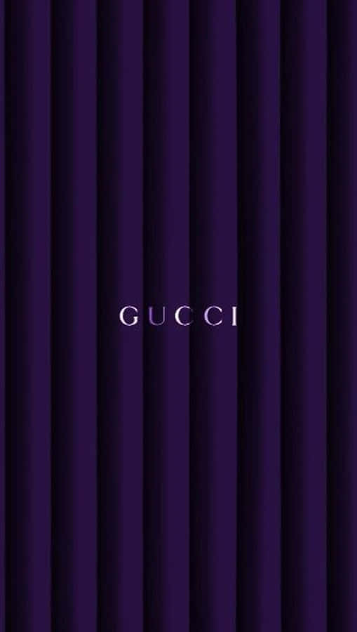 Show Off Your Style In Purple Gucci Wallpaper
