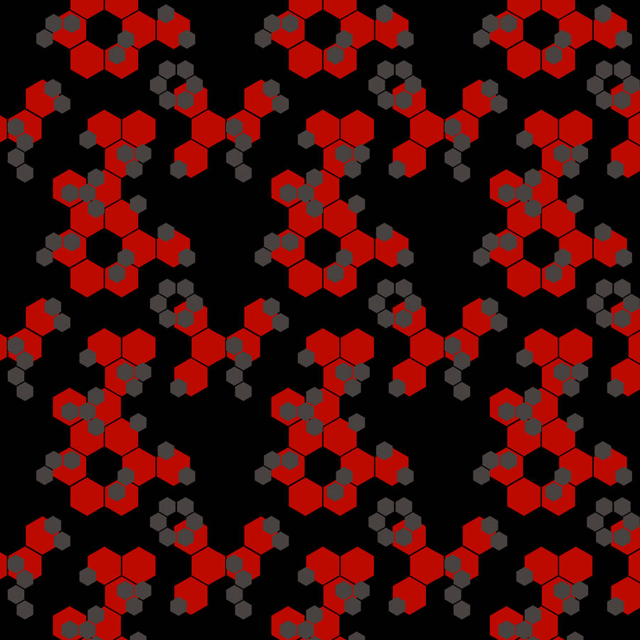 Show Off Your Unique Style In This Vibrant Red Camo Pattern Wallpaper