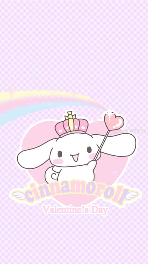 Show Some Love To The Magical World Of Cinnamoroll With This New Cell Phone. Wallpaper