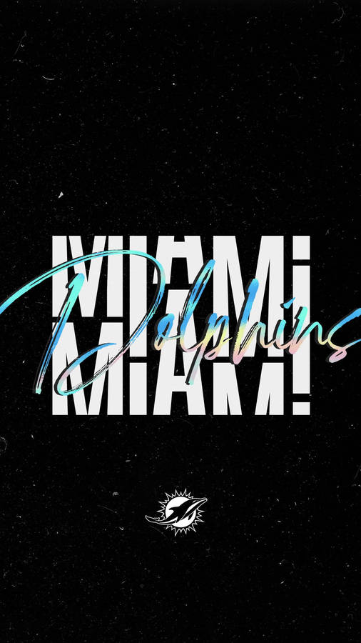 Show Your Miami Dolphins Fandom With This Iphone Wallpaper! Wallpaper