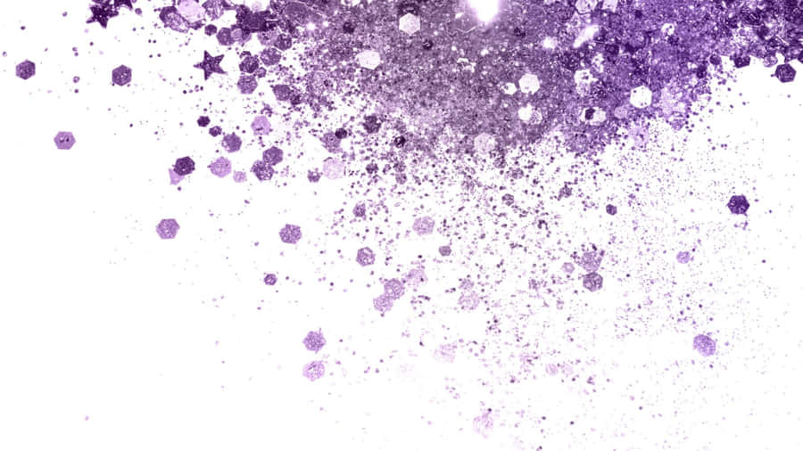 Show Your Sparkly Side With Purple Glitter Wallpaper