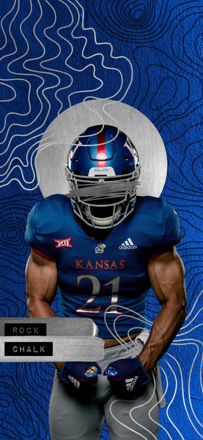 Showing Team Spirit For The Kansas Jayhawks! Wallpaper