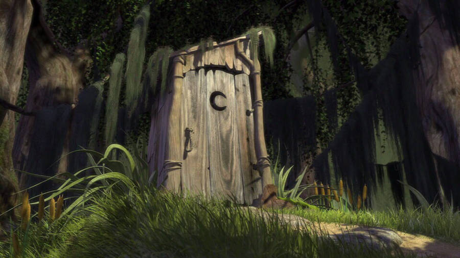 Shrek Bathroom Wallpaper