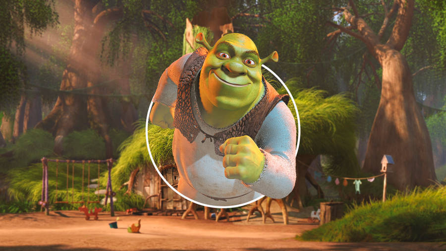 Shrek Swamp Residence Wallpaper