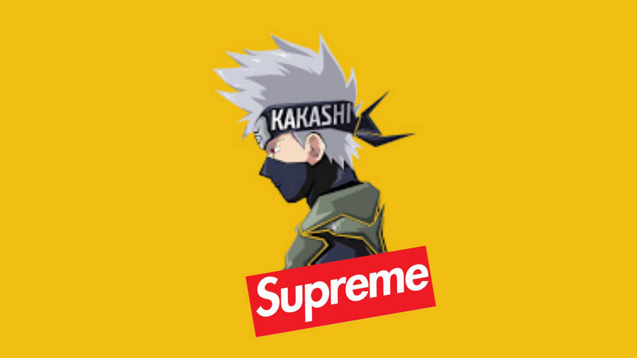 Side Profile Of Kakashi Hatake Supreme Wallpaper