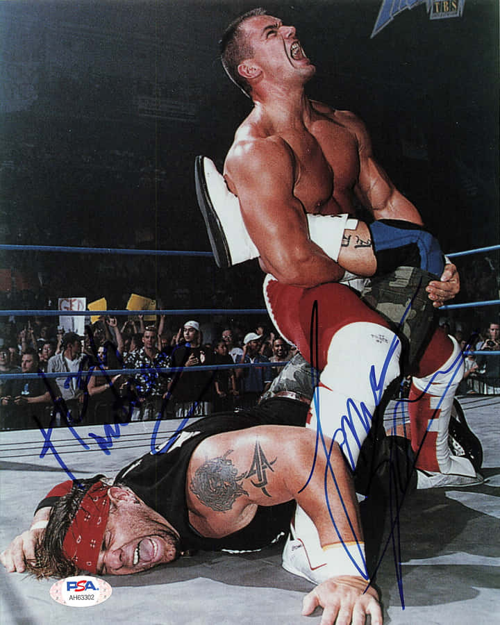 Signed Lance Storm Versus Boston Crab Wallpaper