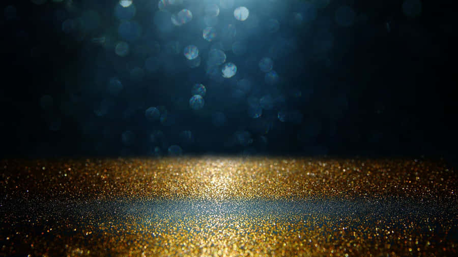 Silver Black And Gold Glitter Wallpaper