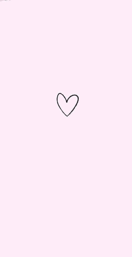 Simple And Cute Iphone Heart Wallpaper