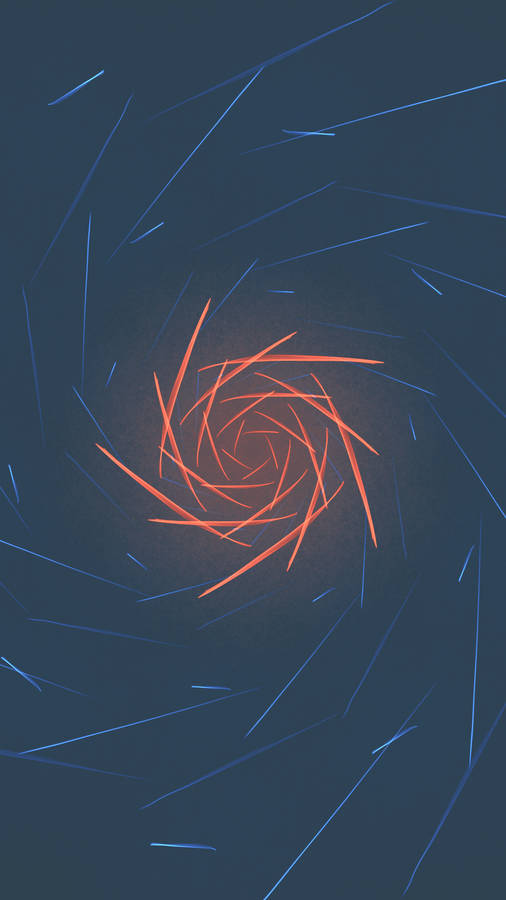 Simple Circle Flares Geometric Phone Wallpaper