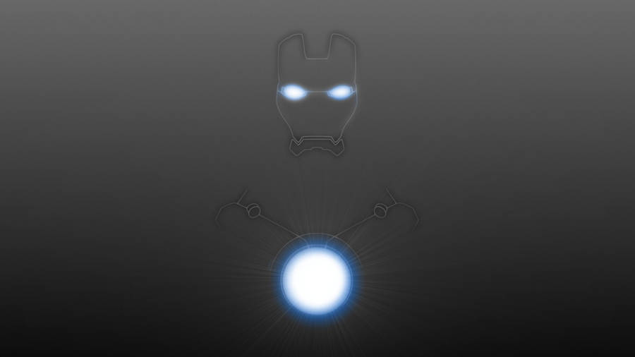 Simple Gray Cool Iron Man Wallpaper