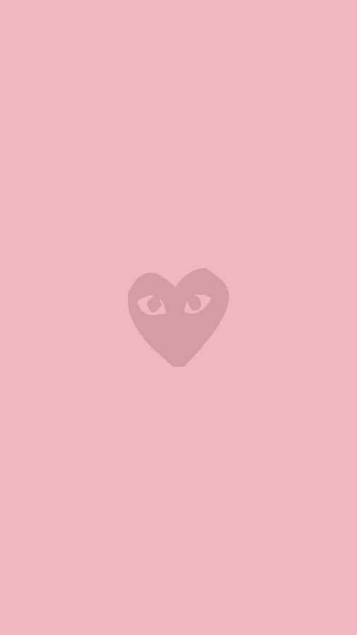 Simple Pink Cdg Play Logo Wallpaper