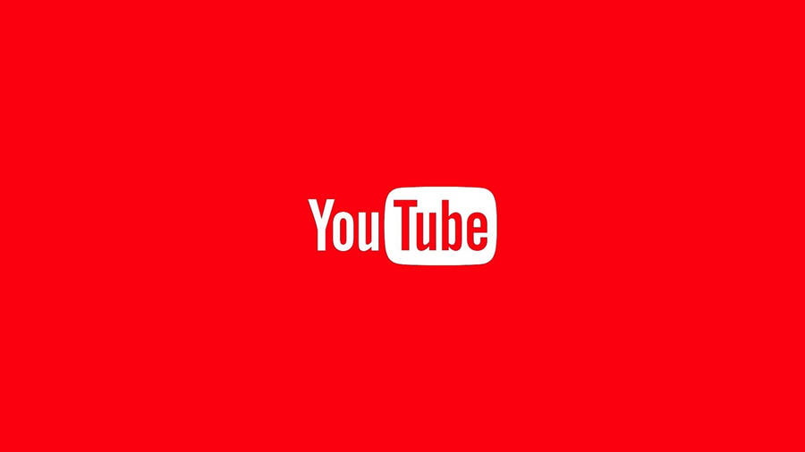 Simple Red 2048x1152 Youtube Logo Wallpaper