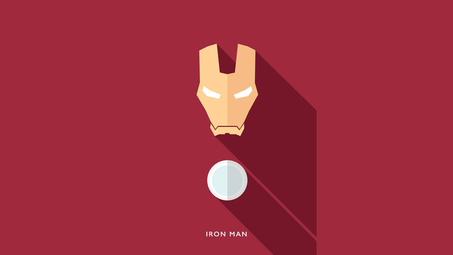 Simple Shadow Iron Man Full Hd Wallpaper