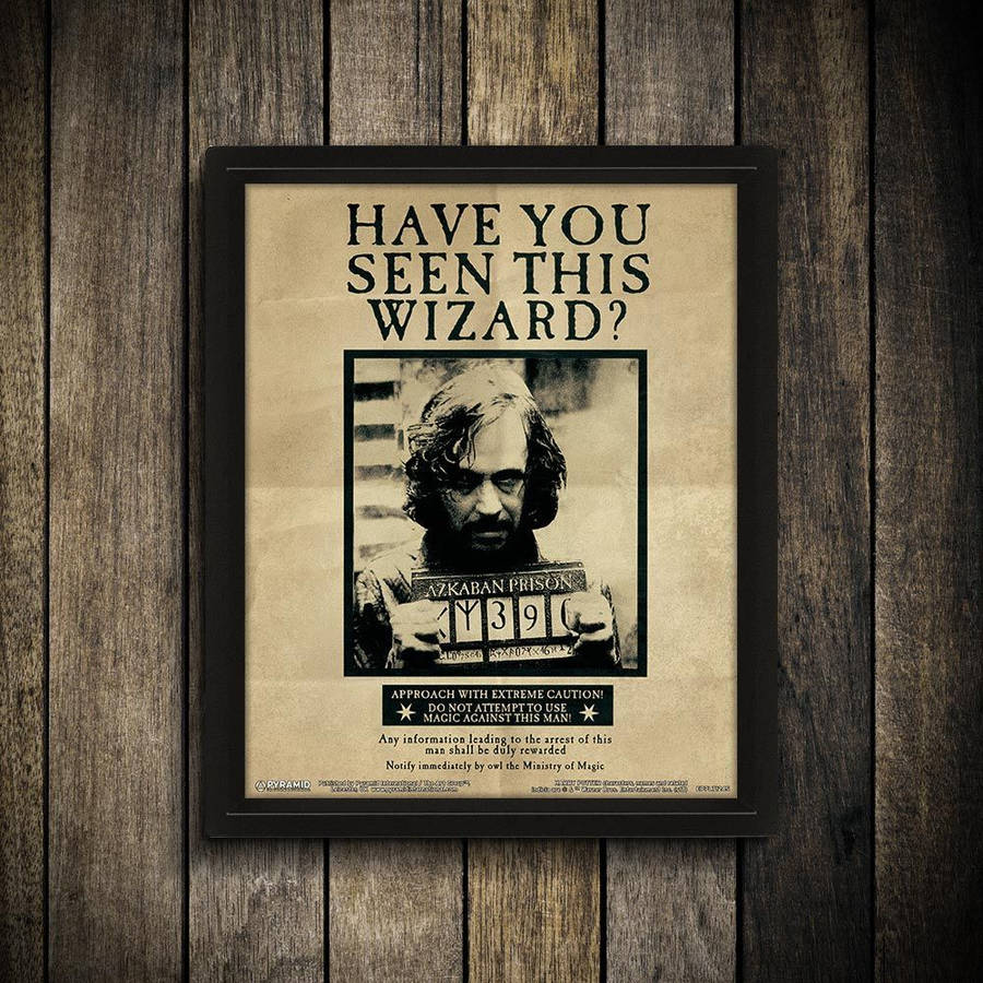 Sirius Black Wanted Poster Wallpaper