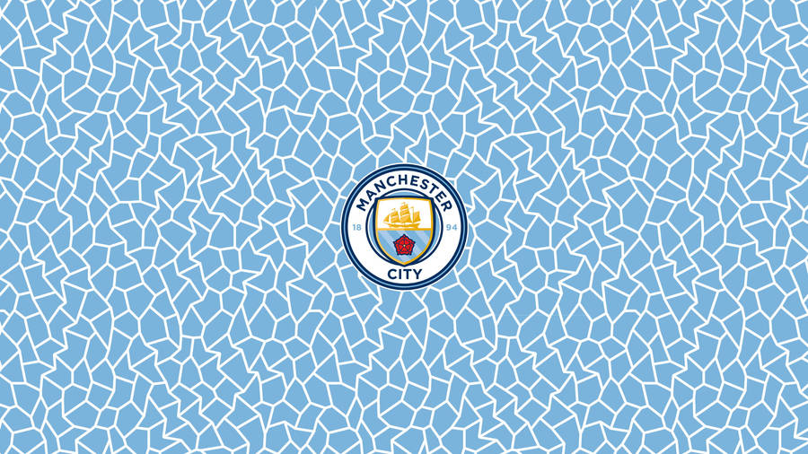 Sky Blue Manchester City Logo Wallpaper