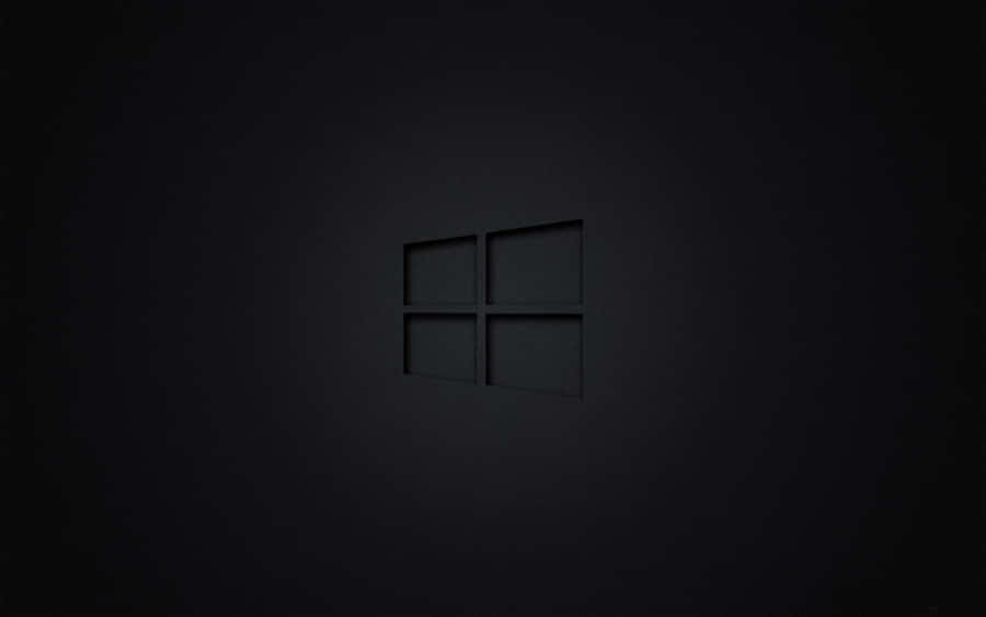 Sleek And Minimalist Black Windows 1 Wallpaper