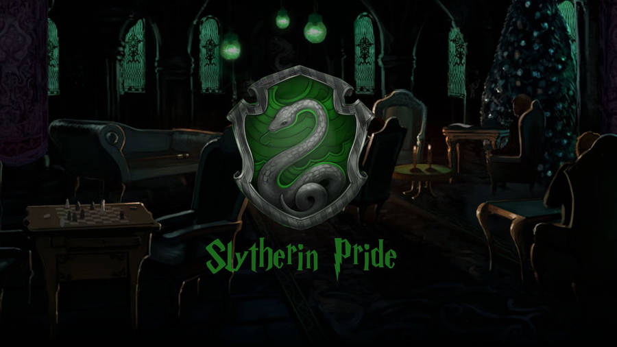 Slytherin Aesthetic Emblem And Pride Wallpaper