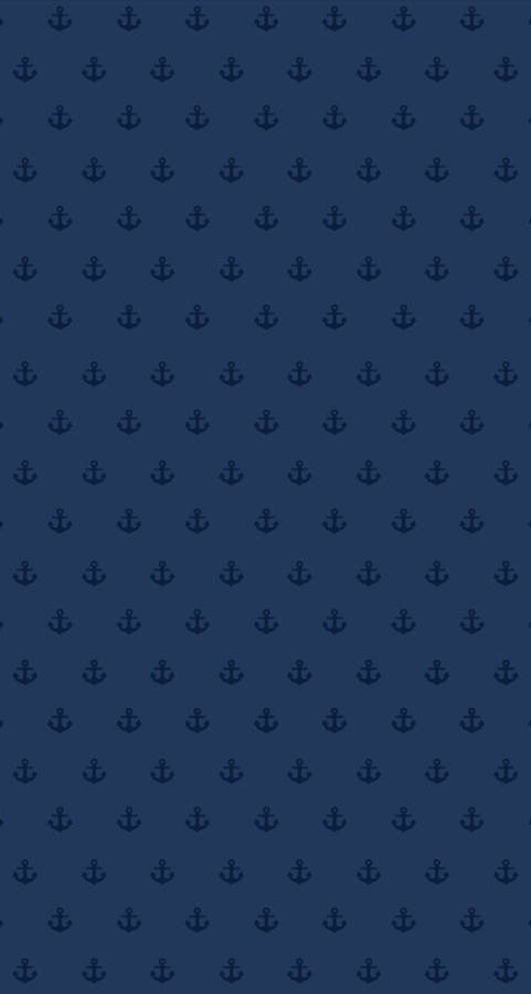 Small Anchor Aesthetic Dark Blue Hd Wallpaper