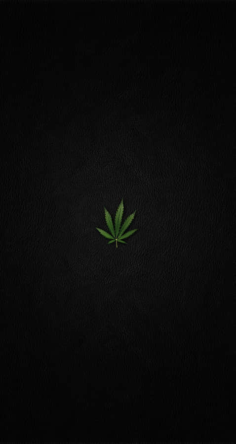 Small Scaled Cannabis Leaf Wallpaper