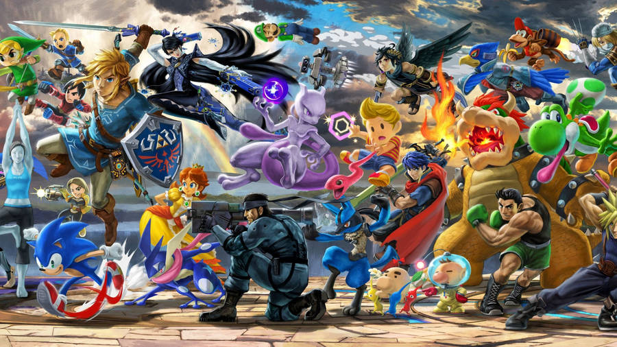 Smash Bros Ultimate Poster Wallpaper