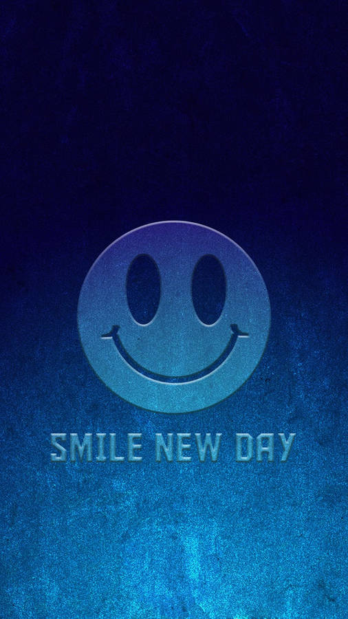 Smile New Day Smiley Face Wallpaper