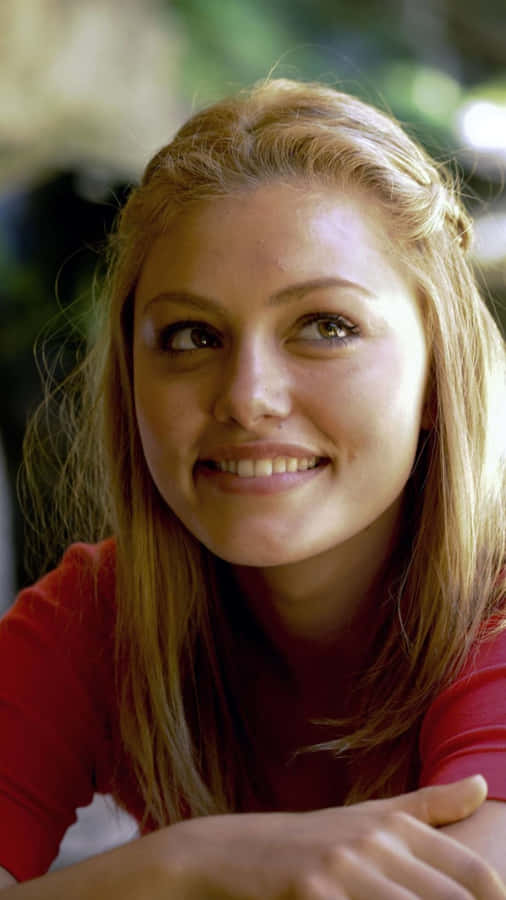 Smiling Woman Outdoors Portrait Wallpaper