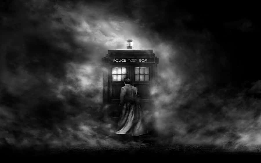 Smoke Tardis Wallpaper