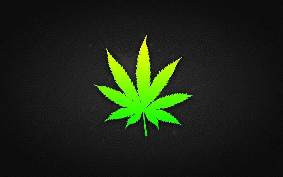 Smoke Weed And Enjoy The Natural, Light Green Leafy Goodness! Wallpaper