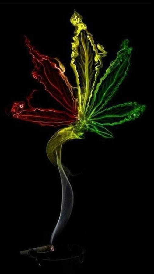 Smoke Weed Art For Iphone Screens Wallpaper