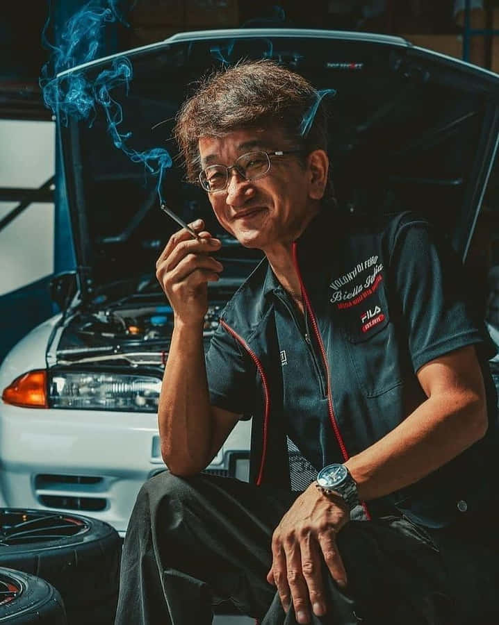 Smokey Nagata Photo After Car Repair Wallpaper